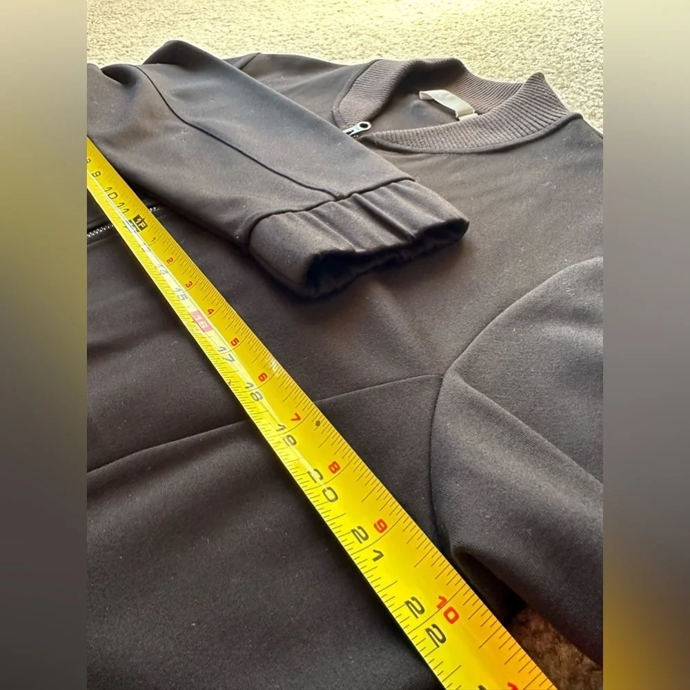 Vince Black Bomber Jacket Size M (Unisex) - Picture 10 of 14